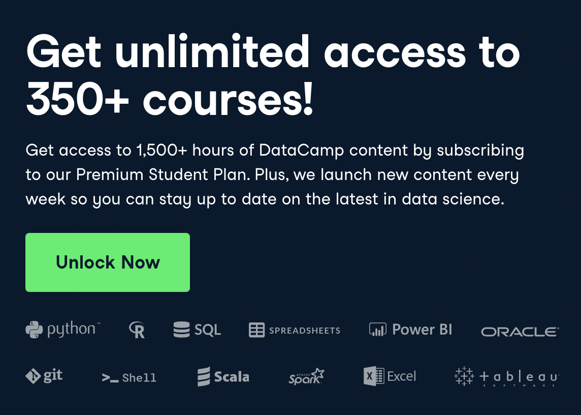 Datacamp offers 2024