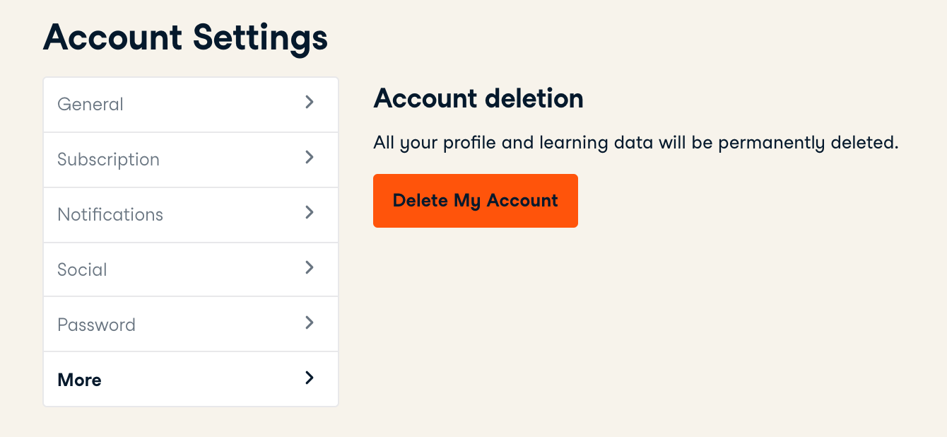 Delete Your Account or Blog – Help Center